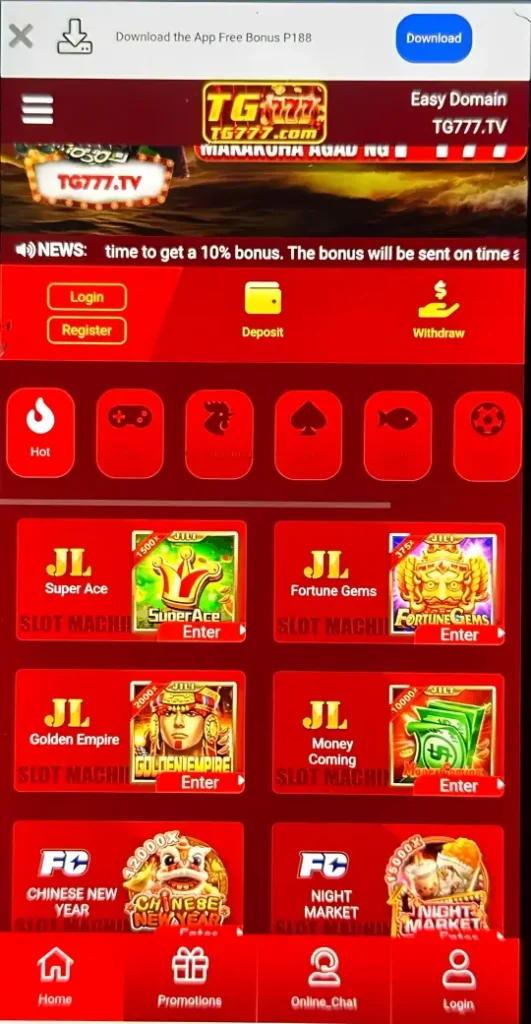 TG777 Login